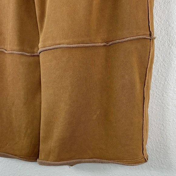 Daily Practice Anthropologie Women's Wide Leg Tan Utility Cargo Pants - Picture 12 of 16